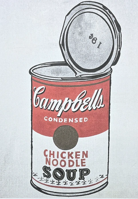 Andy Warhol - Campbell's Soup - Chicken Noodle 25/100 - edice Leo Castelli s certifikátem