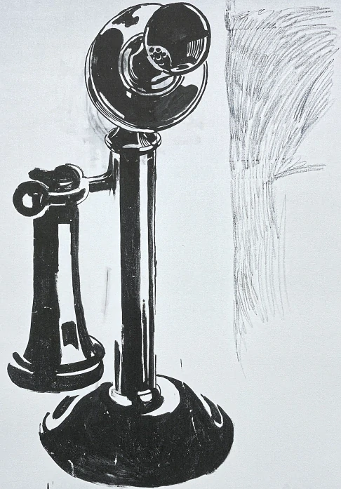 Andy Warhol - Telephone 12/100 - edice Leo Castelli s certifikátem