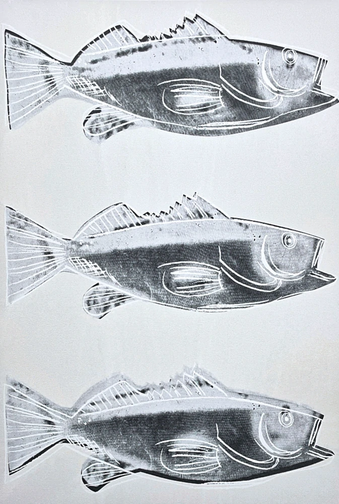 Andy Warhol - Fish 45/100 - edice Leo Castelli s certifikátem