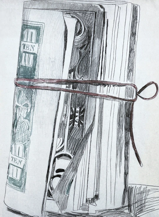 Andy Warhol - Roll of Bills 44/100 - edice Leo Castelli s certifikátem