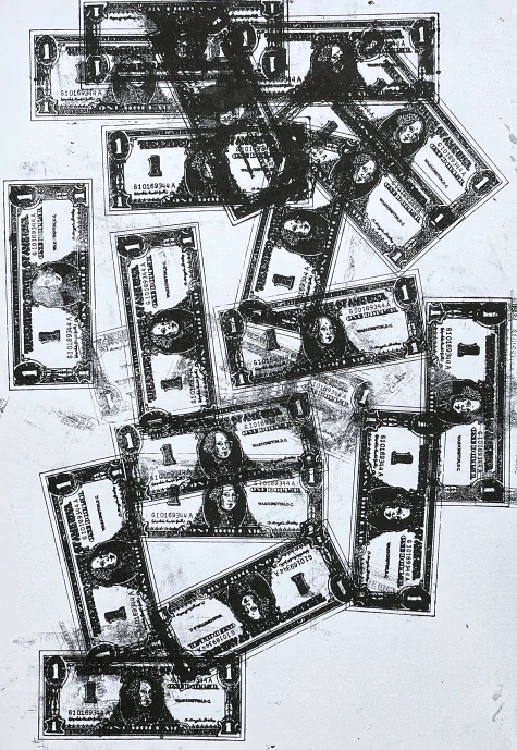 Andy Warhol - One Dollar Bills 75/100 - edice Leo Castelli s certifikátem