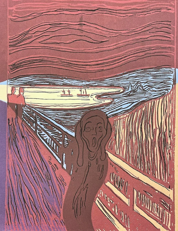 Andy Warhol - Scream 20/100 - edice Leo Castelli s certifikátem