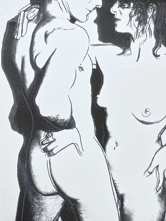Andy Warhol - Love černo-bílý 8/100 - edice Leo Castelli s certifikátem