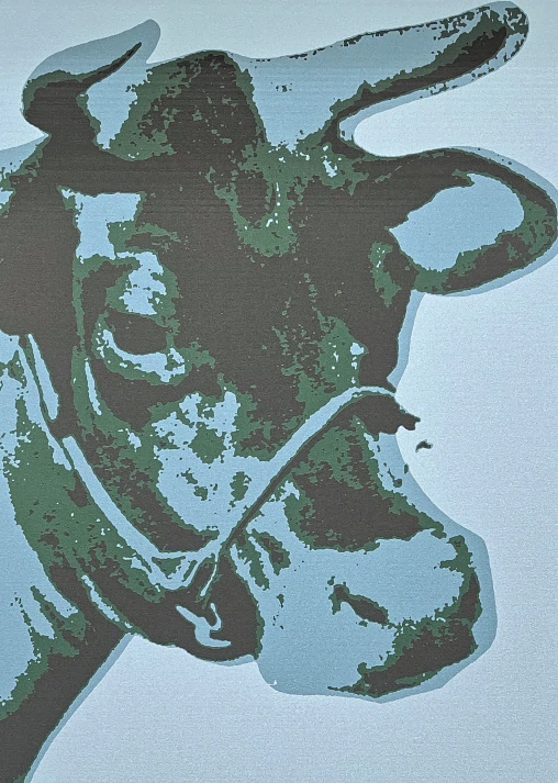 Andy Warhol - Cow zelená světlá 44/100 - edice Leo Castelli s certifikátem