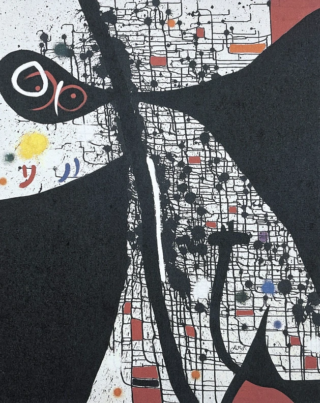 Joan Miró - Birds of the Caves II 58/150 - limitovaná edice s certifikátem, signováno, 56x76cm