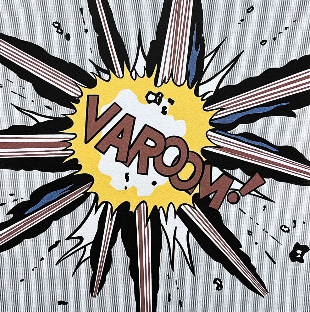 Roy Lichtenstein - Varoom - signováno, 35x50cm, limitovaná edice 21/150