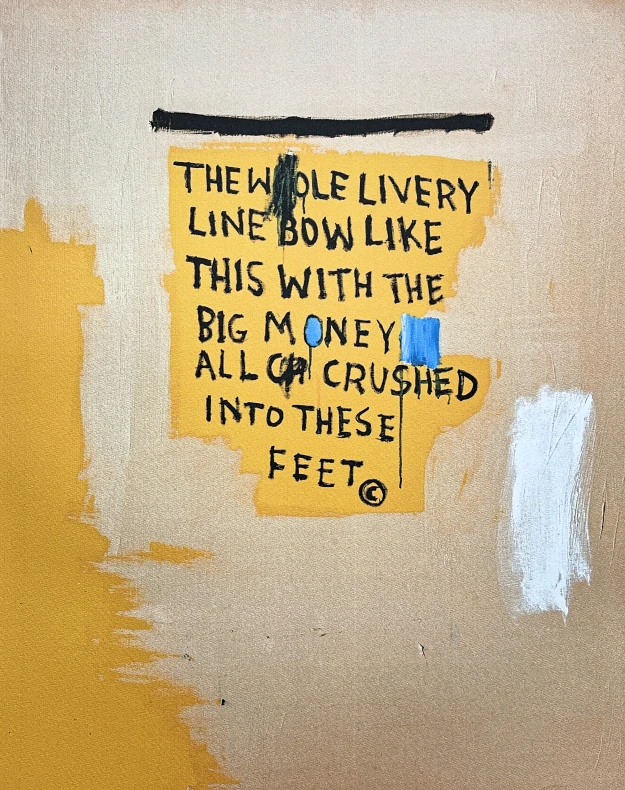 Jean-Michel Basquiat - The Whole Livery Line x/300 - limitovaná edice, signováno, 50x70cm