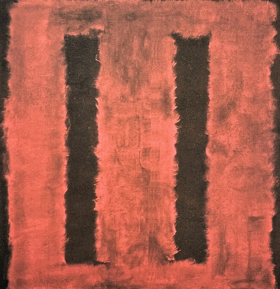 Mark Rothko - Seagram mural series with red x/200 - signováno, s certifikátem, 50x65 cm