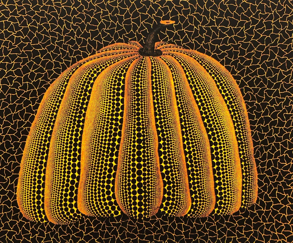 Yayoi Kusama - Pumpkin yellow Y 37/500 - signováno, číslovaná edice, 50x65 cm