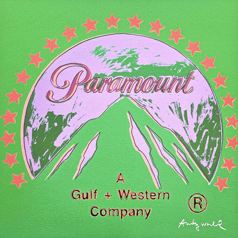 Andy Warhol - Paramount tmavě zelený 82/500 - signováno, 50x50cm, limitovaná edice CMOA s certifikátem