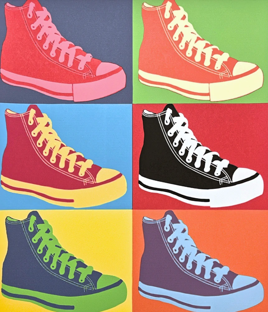 Andy Warhol - Converse 16/100 - edice Leo Castelli s certifikátem