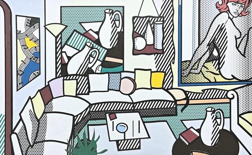 Roy Lichtenstein - Interior Perfect Pitcher - signováno, 50x35cm, limitovaná edice 100/150