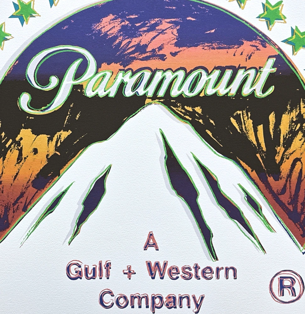 Andy Warhol - Paramount žluto-modrý 43/2400 - 60x60 cm, limitovaná edice CMOA s certifikátem