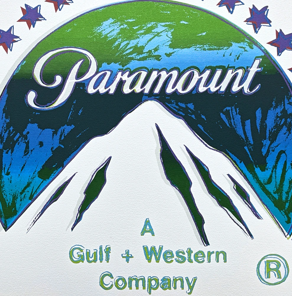 Andy Warhol - Paramount modro-zelený 24/2400 - 60x60cm, limitovaná edice CMOA s certifikátem