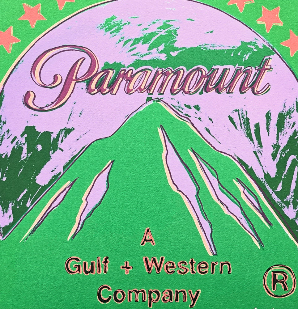Andy Warhol - Paramount tmavě zelený 76/2400 - 60x60 cm, limitovaná edice CMOA s certifikátem