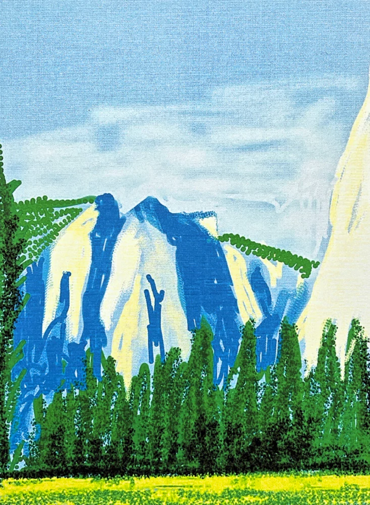 David Hockney - The Yosemite Suite II x/500 - limitovaná edice, s certifikátem, 35x50 cm