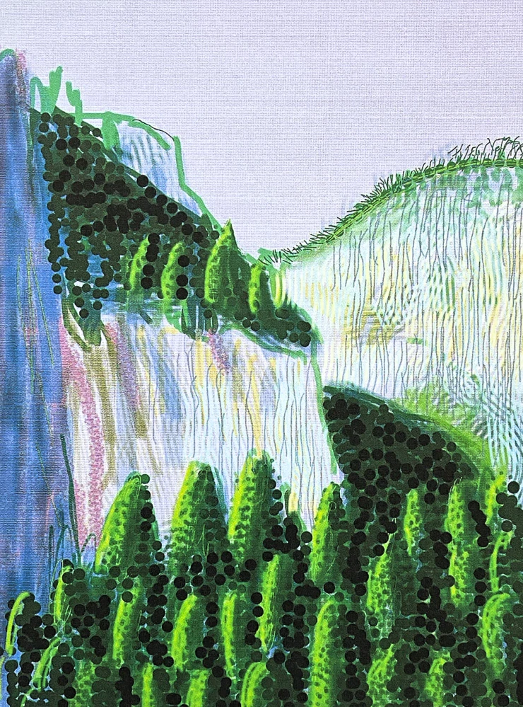 David Hockney - The Yosemite Suite 11 333/500 - limitovaná edice s certifikátem, 35x50 cm