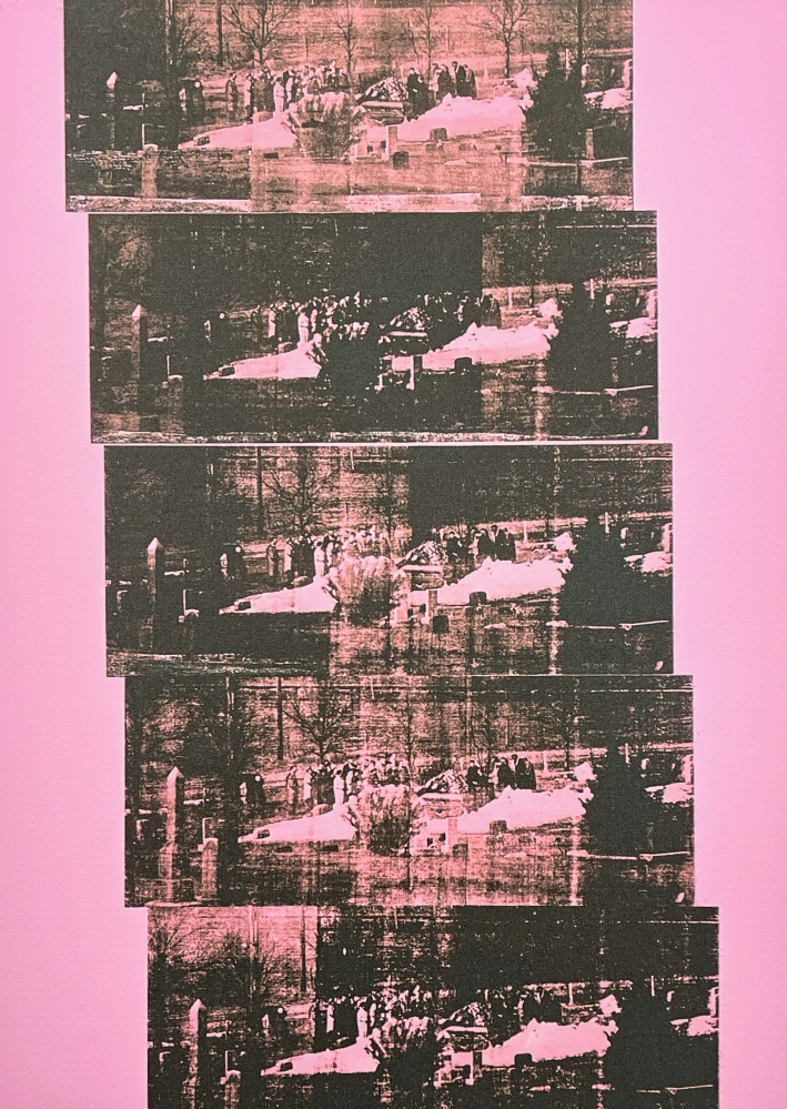 Andy Warhol - Gangster Funeral 56/100 - edice Leo Castelli s certifikátem