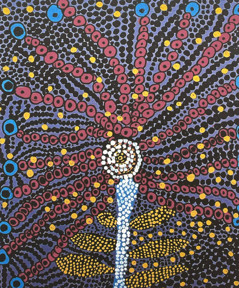 Yayoi Kusama - Flower bloomed in my heart 55/500 - signováno, číslovaná edice, 50x65 cm