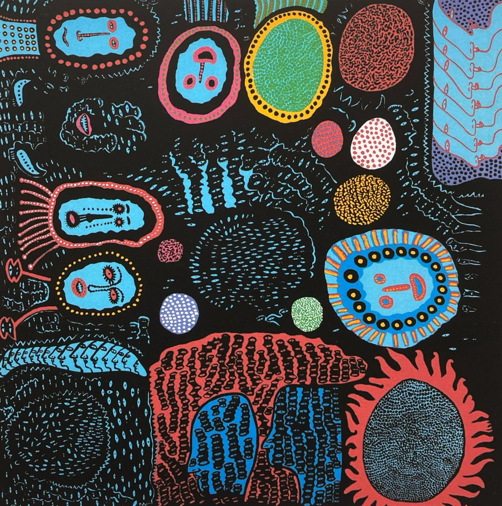 Yayoi Kusama - Every Day i Pray for Love 39/500 - signováno, číslovaná edice, 50x65 cm