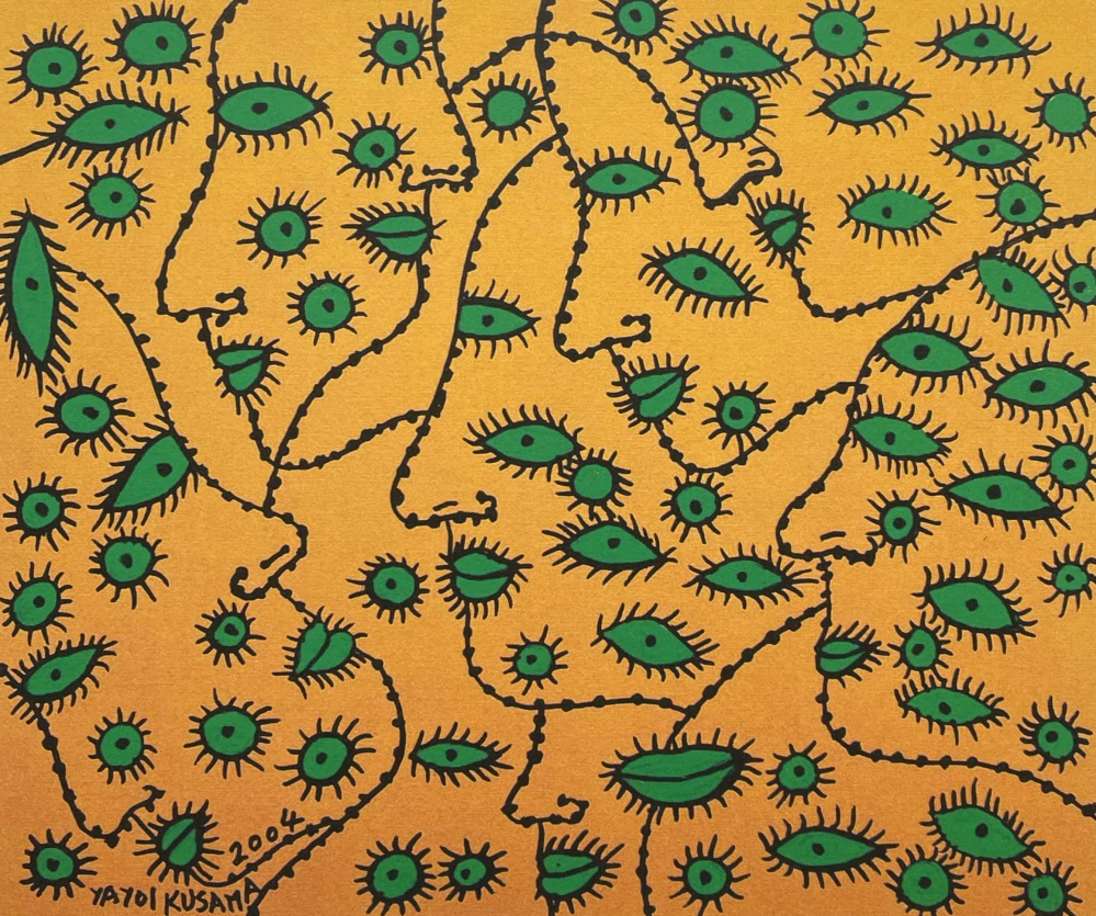 Yayoi Kusama - Love forever II - 50/500 - signováno, číslovaná edice, 50x65 cm
