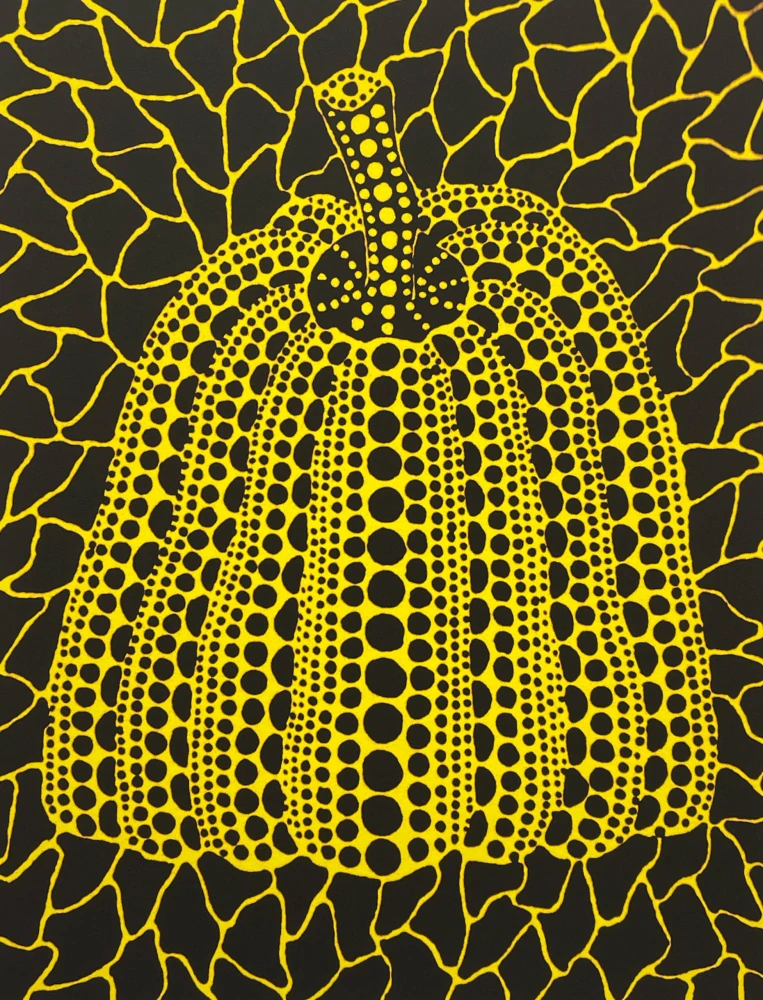 Yayoi Kusama - Pumpkin G x/500 - signováno, číslovaná edice, 50x65 cm