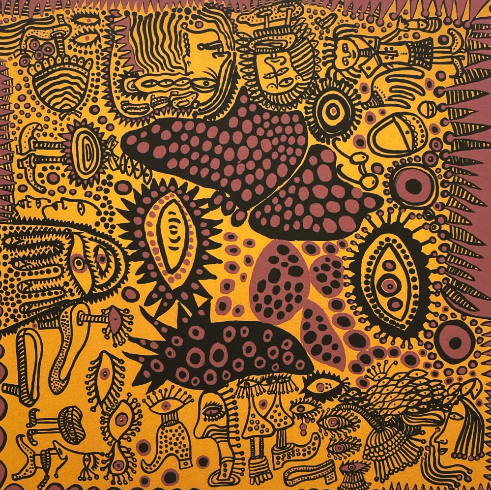 Yayoi Kusama - Untitled I 100/500 - signováno, číslovaná edice, 50x65 cm