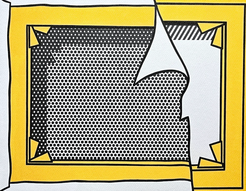 Roy Lichtenstein - Stretcher frame - signováno, 50x35cm, limitovaná edice 81/150