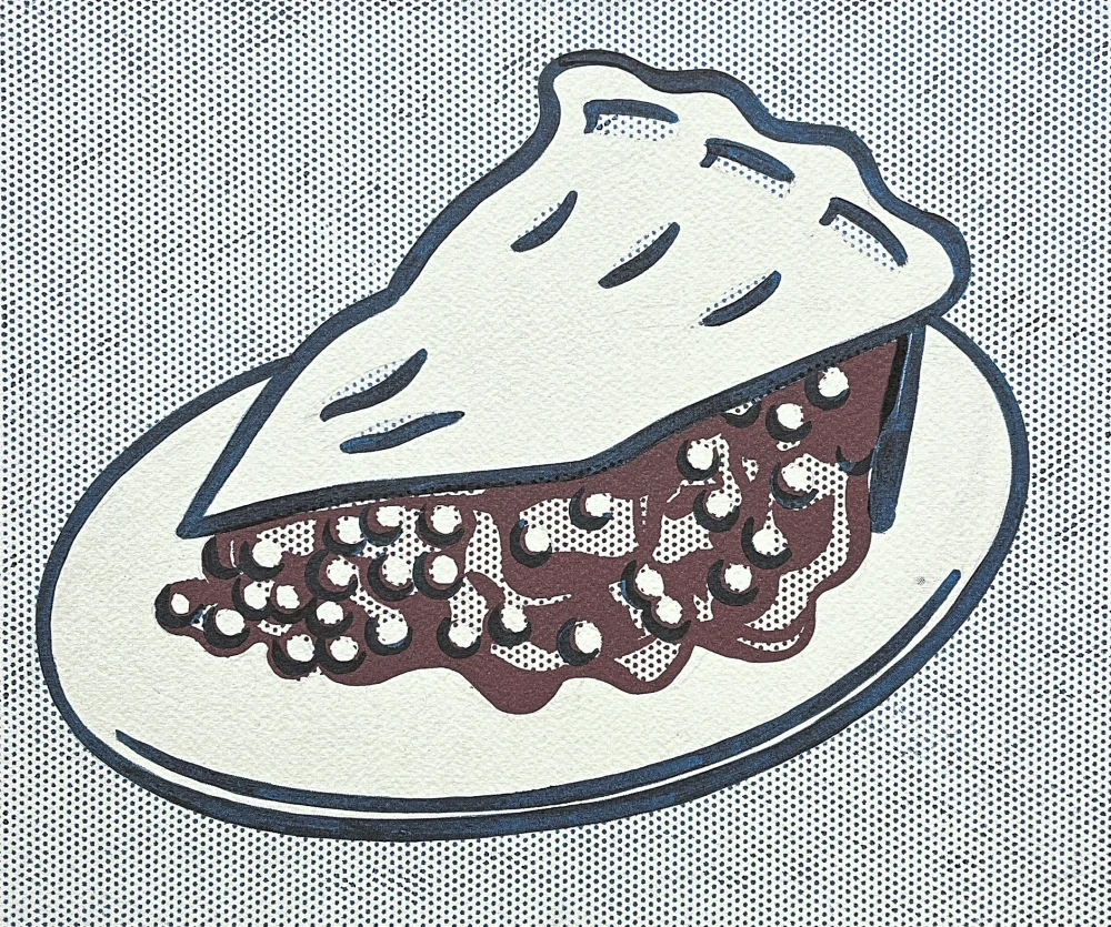 Roy Lichtenstein - Cherry pie - signováno, 35x50cm, limitovaná edice 36/150