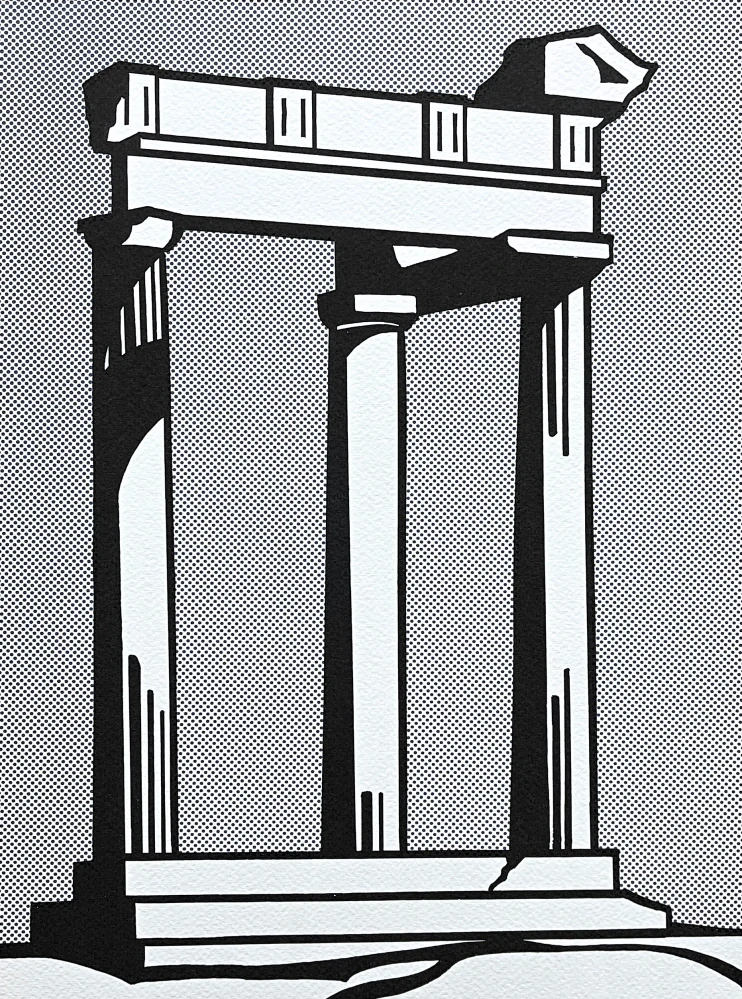Roy Lichtenstein - Temple - signováno, 35x50cm, limitovaná edice 78/150