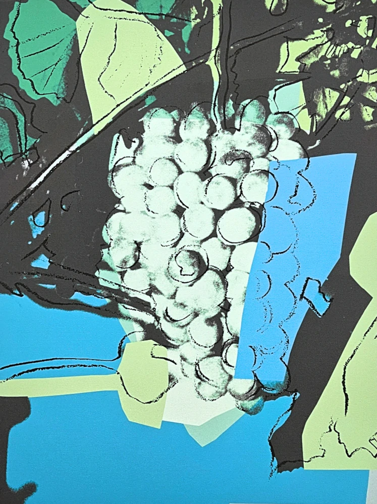 Andy Warhol - Grapes II 35/100 - edice Leo Castelli s certifikátem
