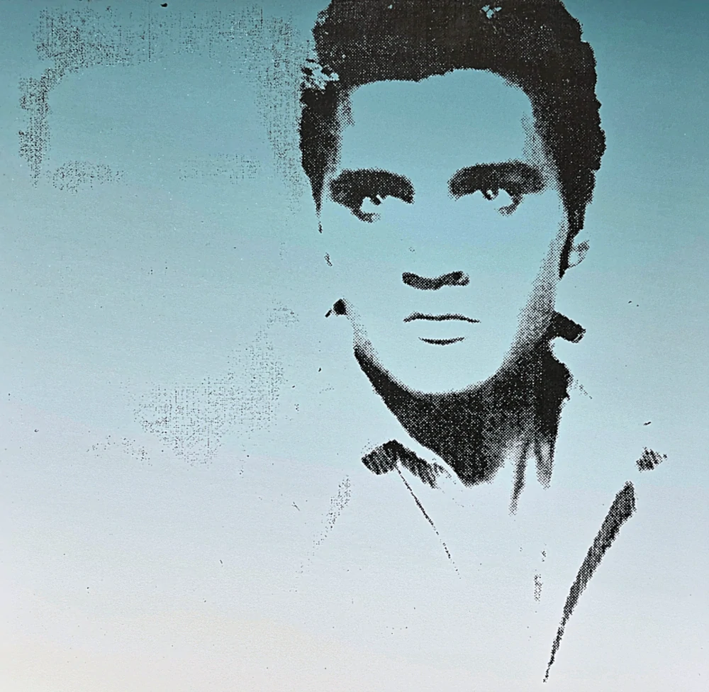 Andy Warhol - Elvis Presley zeleno-modrý 72/100 - edice Leo Castelli s certifikátem