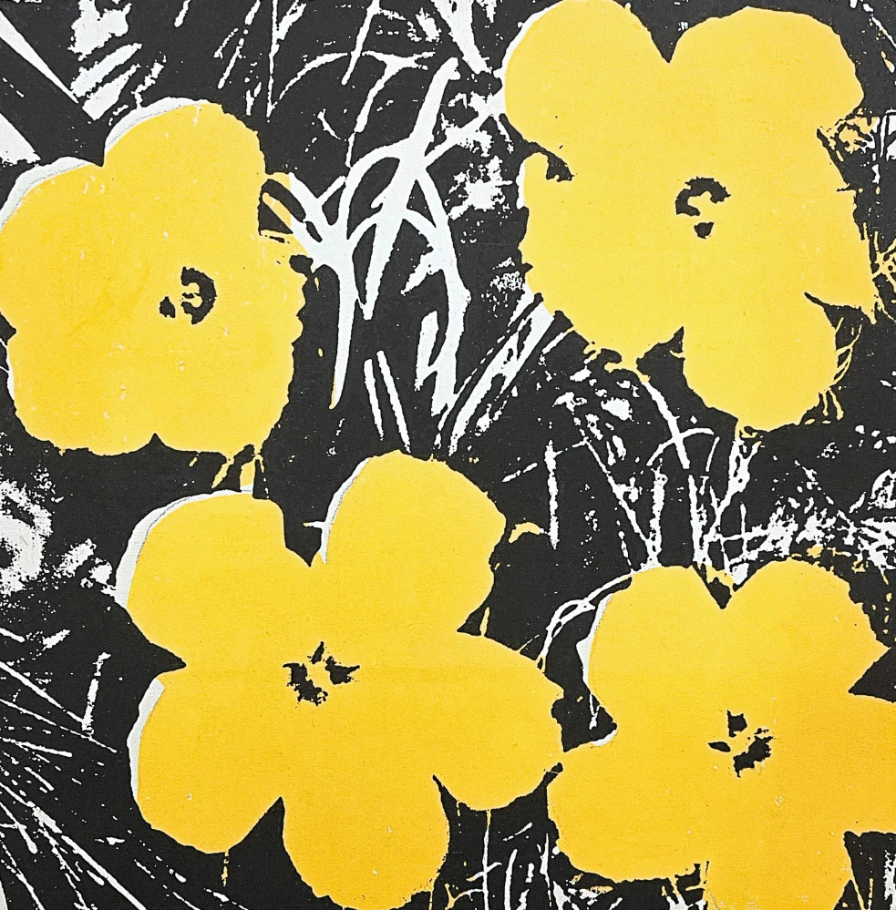 Andy Warhol - Flowers I 95/100 - edice Leo Castelli s certifikátem