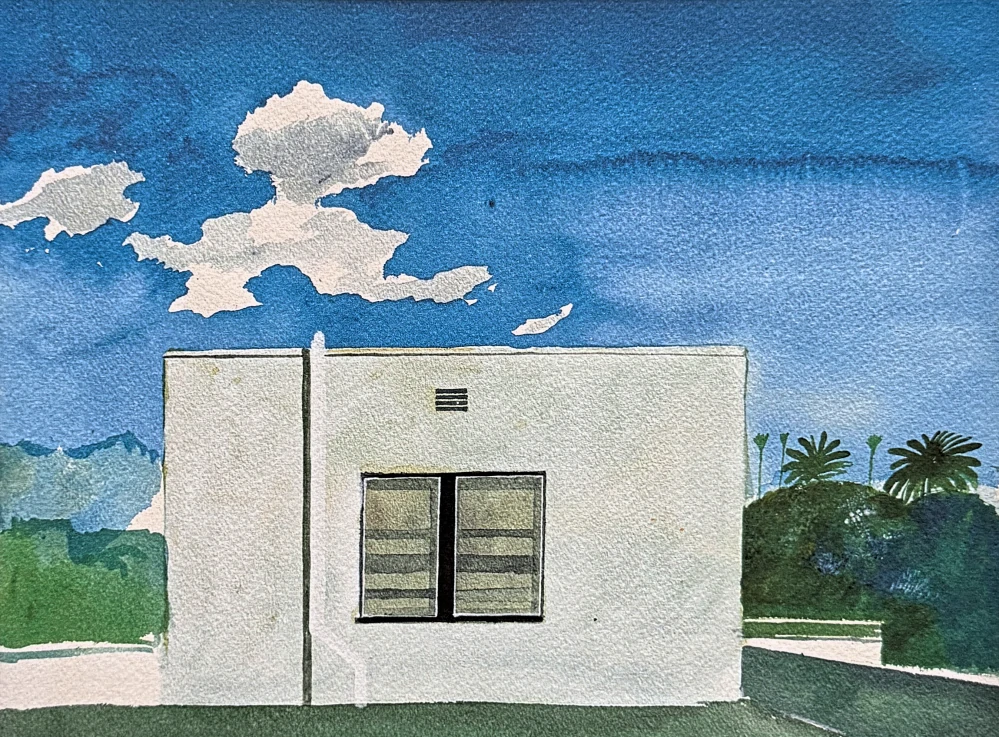 David Hockney - Santa Monica 62/200 - limitovaná edice, s certifikátem, 35x50 cm
