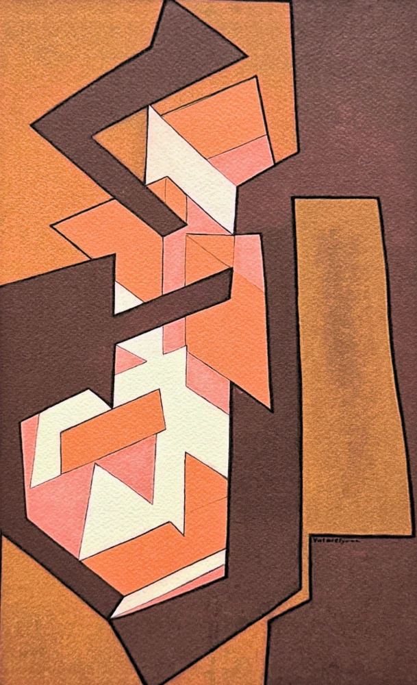 Victor Vasarely - Lacoete A - 50/500 - limitovaná edice s certifikátem,