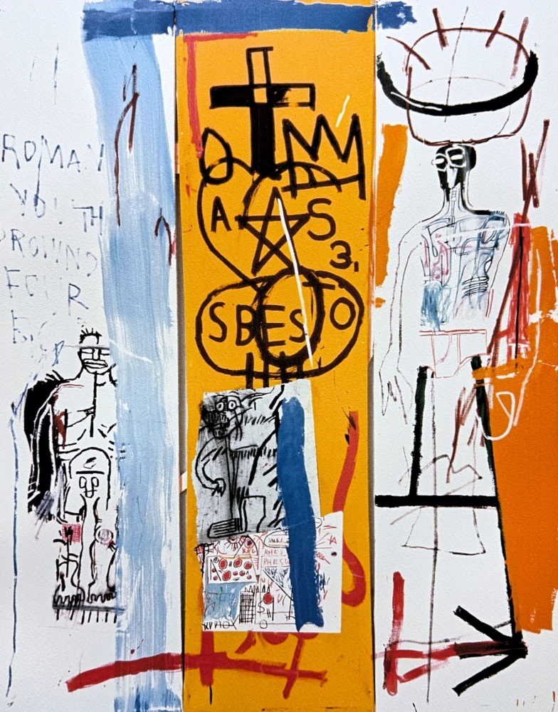 Jean-Michel Basquiat - Andy roman youth 215/300 - limitovaná edice, signováno, 50x70cm