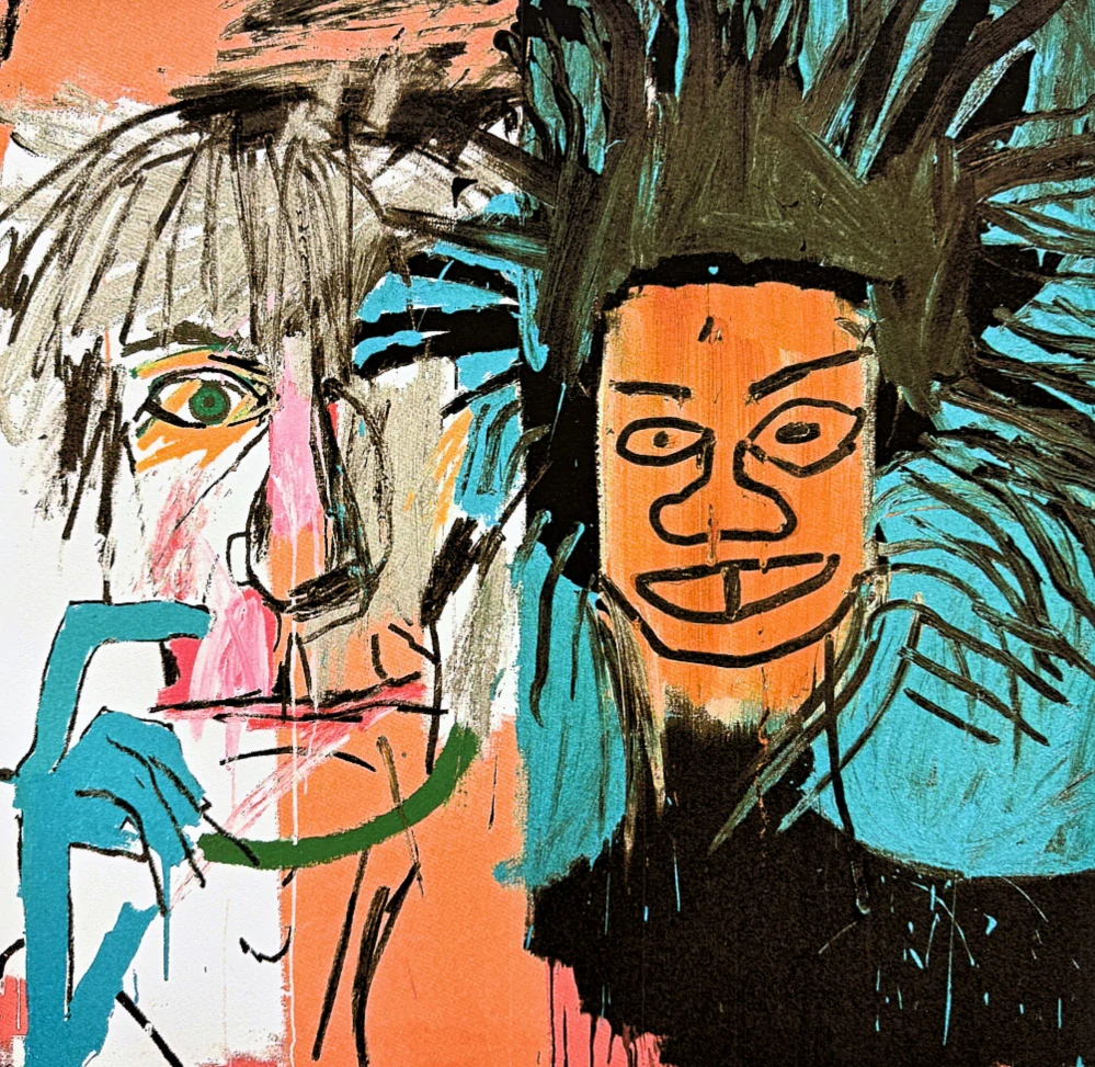 Jean-Michel Basquiat - Warhol and Basquiats once 278/300 - limitovaná edice, signováno, 50x70cm