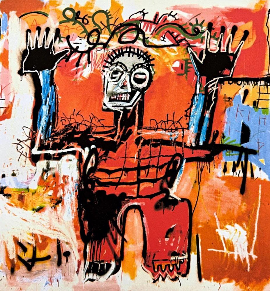 Jean-Michel Basquiat - Black King 73/300 - limitovaná edice, signováno, 50x70cm