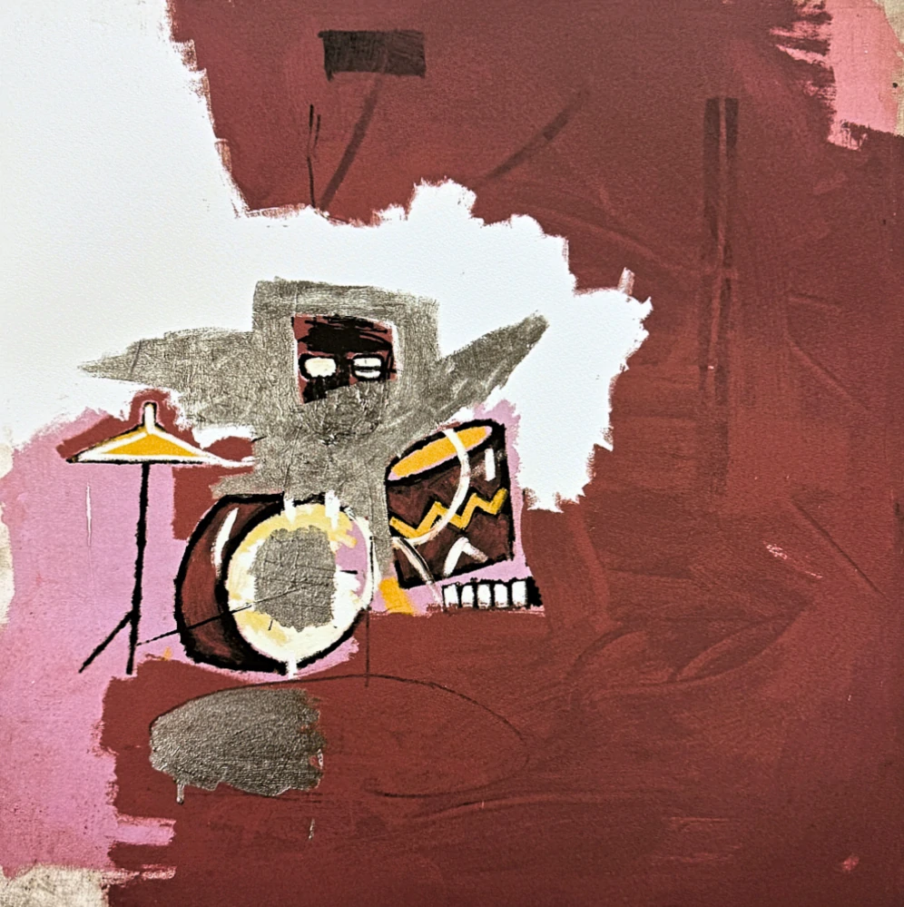 Jean-Michel Basquiat - Max Roach 133/300 - limitovaná edice, signováno, 50x70cm