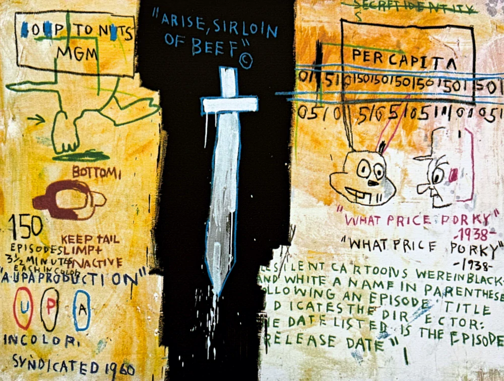 Jean-Michel Basquiat - Job analises 147/300 - limitovaná edice, signováno, 70x50cm