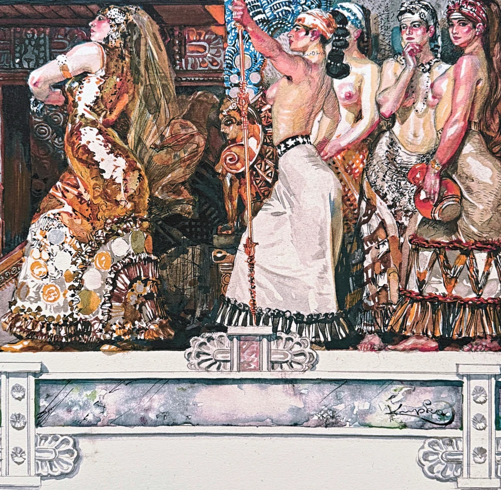František Kupka - Les Erinnyes 45/350 - limitovaná edice s certifikátem, 50x70cm