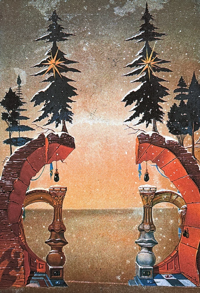 Salvador Dalí - Christmas - signováno, limitovaná edice, 50x66cm