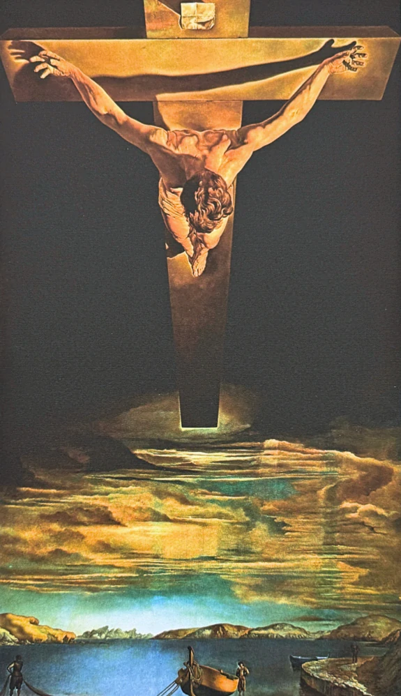 Salvador Dalí - Cristo de san Juan de la Cruz - signováno, limitovaná edice, 50x66cm
