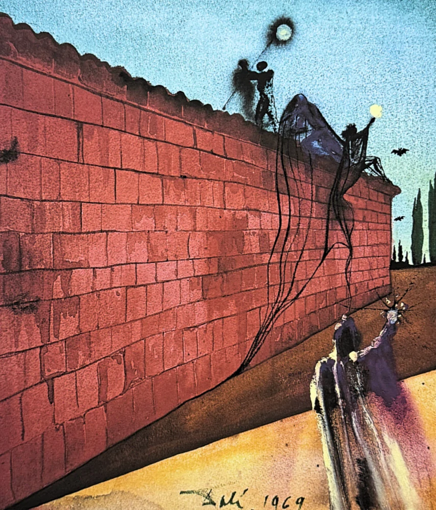 Salvador Dalí - Odysseus and Telemachus - signováno, limitovaná edice, 50x66cm