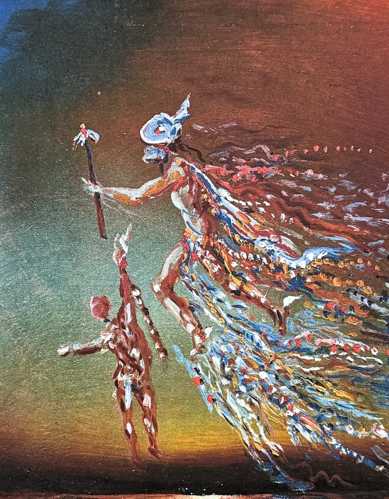 Salvador Dalí - Hermes - signováno, limitovaná edice, 50x66cm