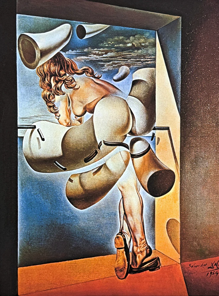 Salvador Dalí - Joven Virgen - signováno, limitovaná edice, 50x66cm