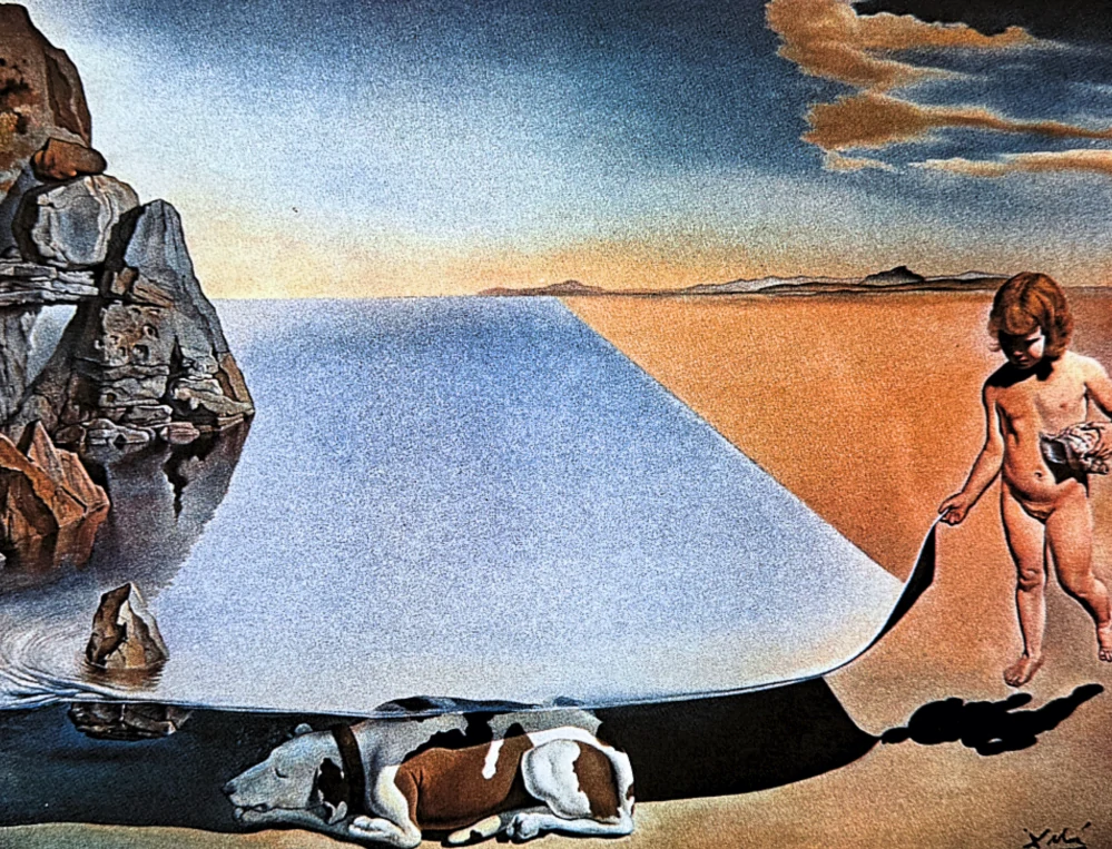 Salvador Dalí - Dali at the Age of six - signováno, limitovaná edice, 66x50cm