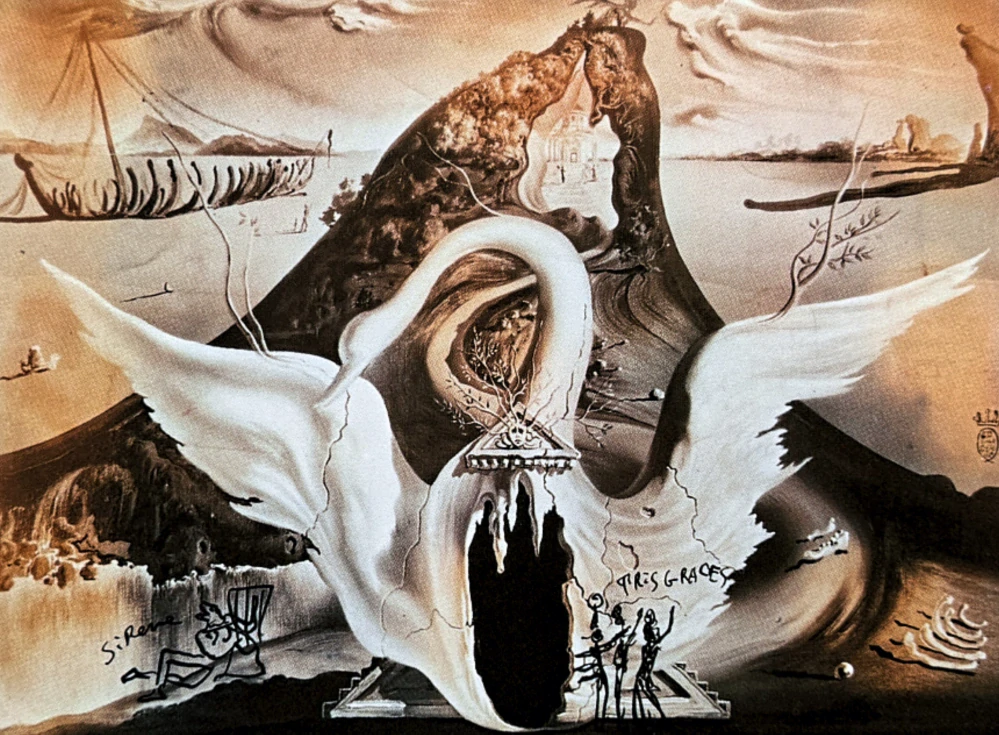 Salvador Dalí - Bacchanale - signováno, limitovaná edice, 66x50cm