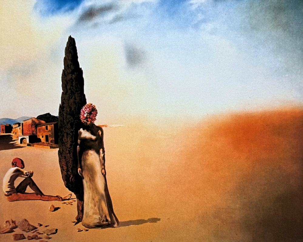 Salvador Dalí - Printemps Necrophilique - signováno, limitovaná edice, 66x50cm