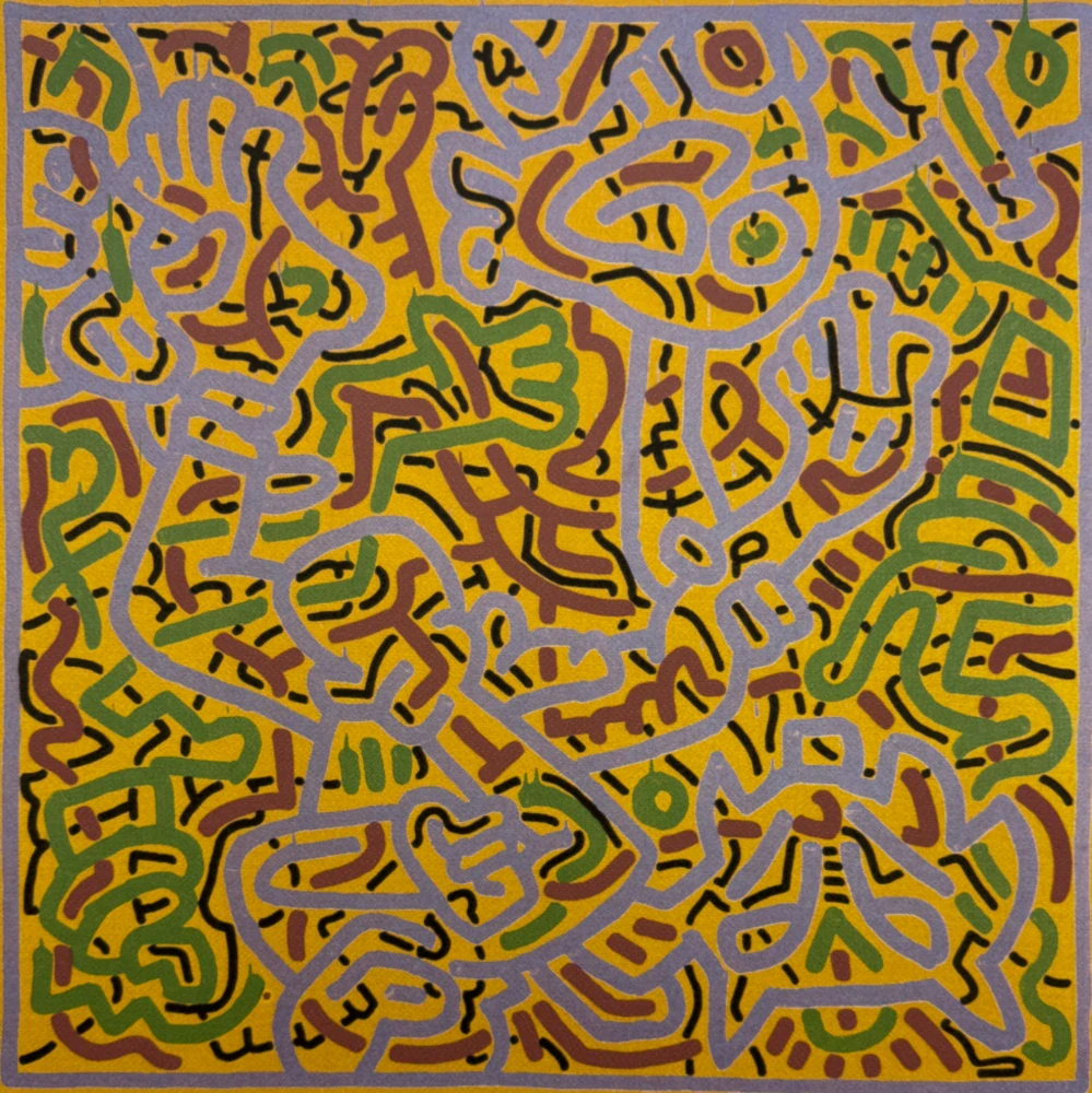 Keith Haring - Fertility x/150 - signováno, limitovaná edice s certifikátem, 50x70 cm